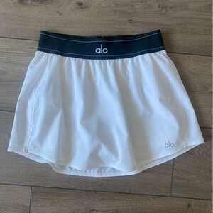alo yoga match point tennis skirt
